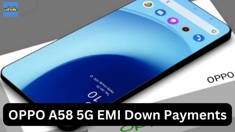 OPPO A58 5G EMI Down Payments